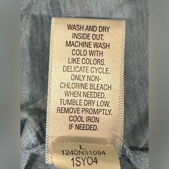 Apt. 9 Green, Blue, and Purple Short Sleeve V-Neck Top Size L - Picture 16 of 16